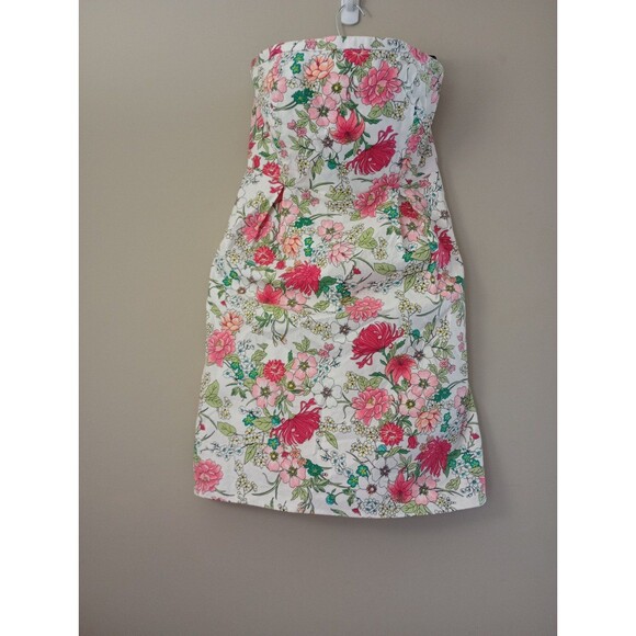 Old Navy Cotton Sleeveless White Floral Dress Size 8 - Picture 2 of 12